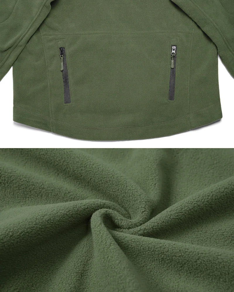 Softshell thermique / veste polaire tactique d'hiver pour homme "TACVASEN - LSTJ410" - Planète Rando