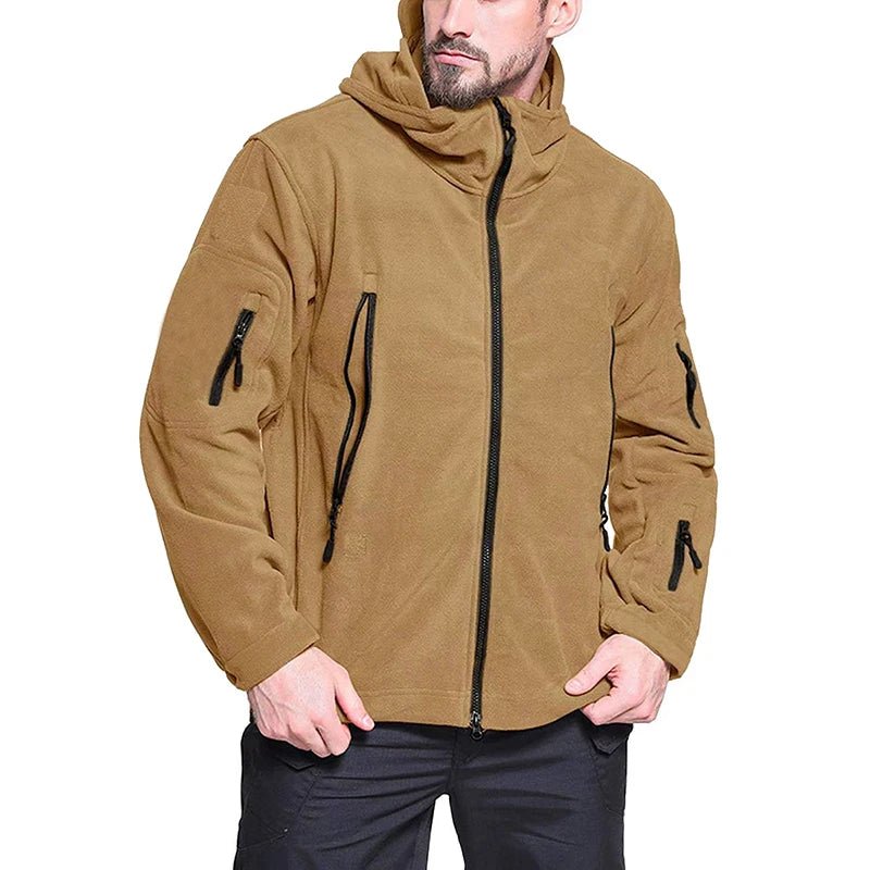 Softshell thermique / veste polaire tactique d'hiver pour homme "TACVASEN - LSTJ410" - Planète Rando