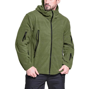 Softshell thermique / veste polaire tactique d'hiver pour homme "TACVASEN - LSTJ410" - Planète Rando