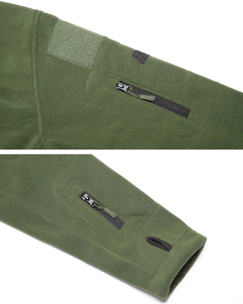 Softshell thermique / veste polaire tactique d'hiver pour homme "TACVASEN - LSTJ410" - Planète Rando