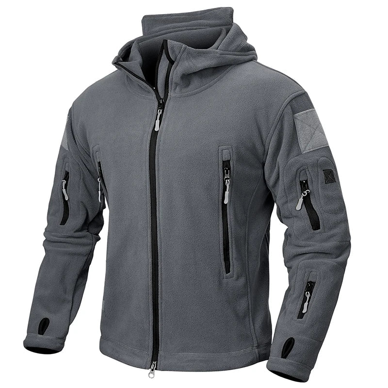 Softshell thermique / veste polaire tactique d'hiver pour homme "TACVASEN - LSTJ410" - Planète Rando