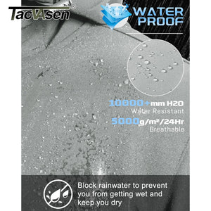 Softshell / veste en polaire imperméable à capuche pour homme "TACVASEN - TJ659" - Planète Rando