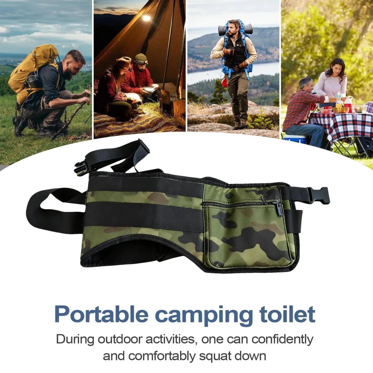 Solution de toilette extérieure pour les expéditions pleine nature "47 Outdoor - Wood Toilet" - Planète Rando