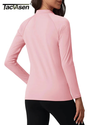 Sous - vêtement technique / sous - pull d'hiver doublé polaire pour femme "TACVASEN - TS329" - Planète Rando