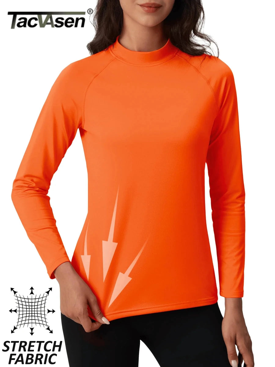 Sous - vêtement technique / sous - pull d'hiver doublé polaire pour femme "TACVASEN - TS329" - Planète Rando