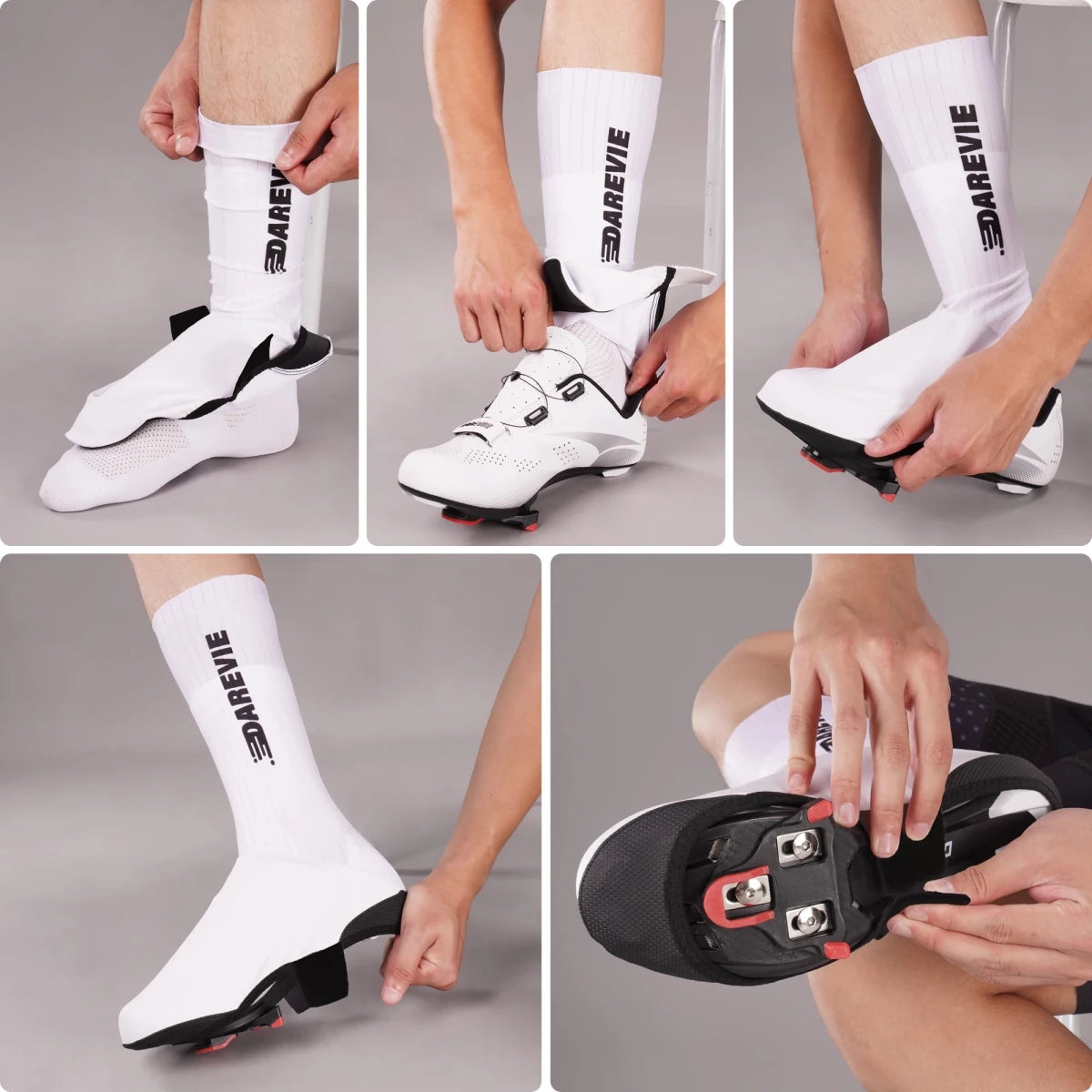 Sur - chaussures de cyclisme antidérapantes, imperméables et coupe - vent "DAREVIE - DVA070" - Planète Rando