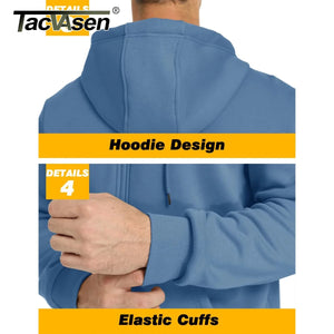 Sweat à capuche doublé polaire pour homme "TACVASEN - TJ597" - Planète Rando