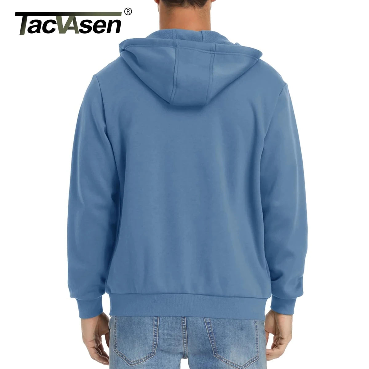 Sweat à capuche doublé polaire pour homme "TACVASEN - TJ597" - Planète Rando