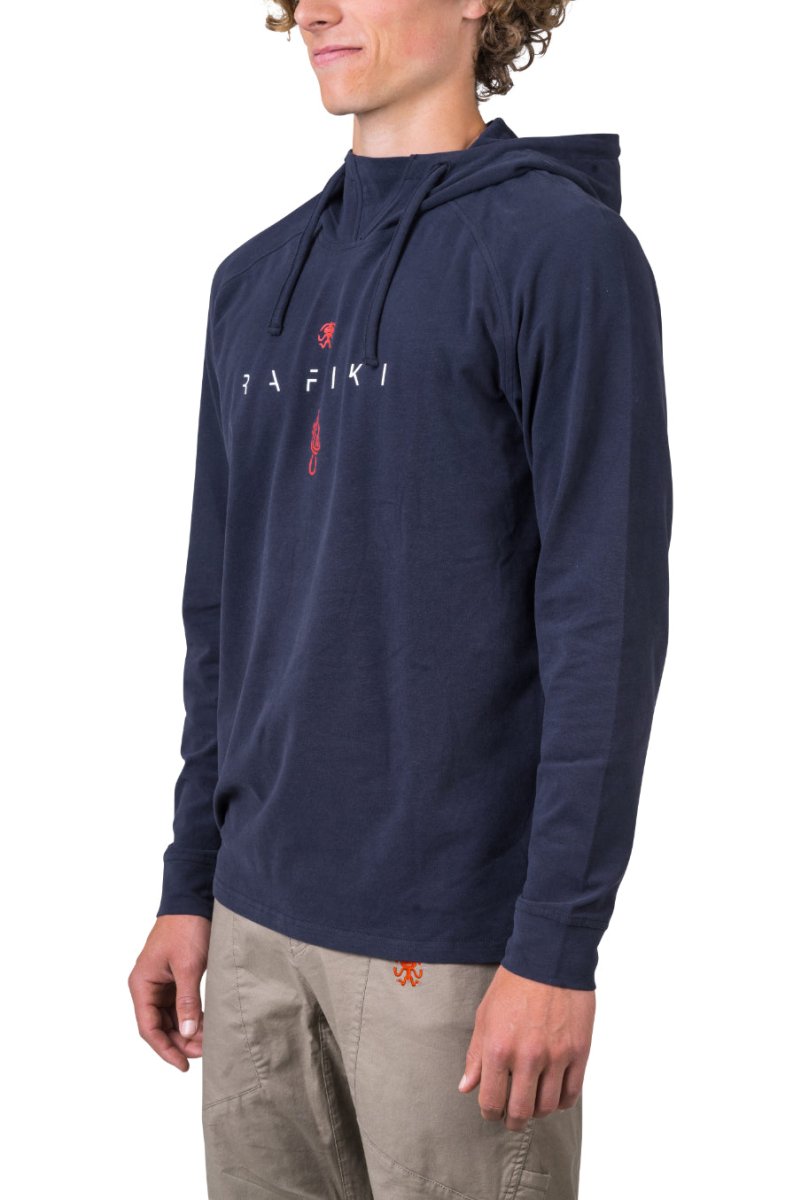 Sweat à capuche en coton biologique pour Homme "Rafiki − TRAVERSE" - Planète Rando