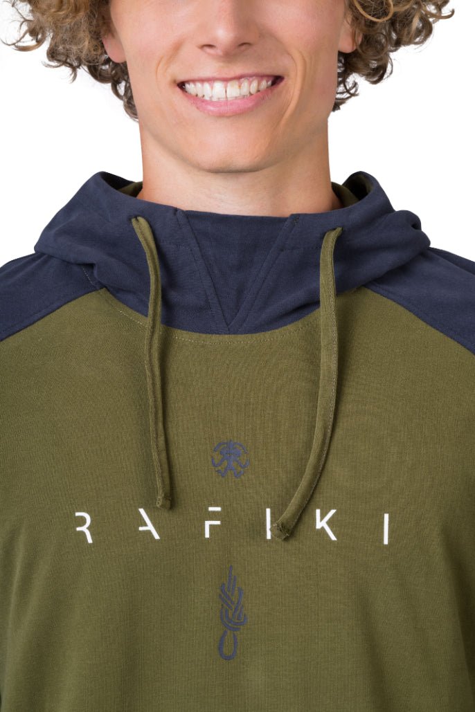 Sweat à capuche en coton biologique pour Homme "Rafiki − TRAVERSE" - Planète Rando