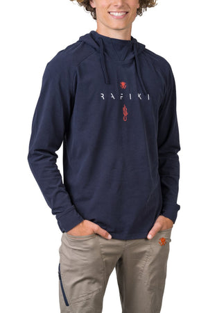 Sweat à capuche en coton biologique pour Homme "Rafiki − TRAVERSE" - Planète Rando