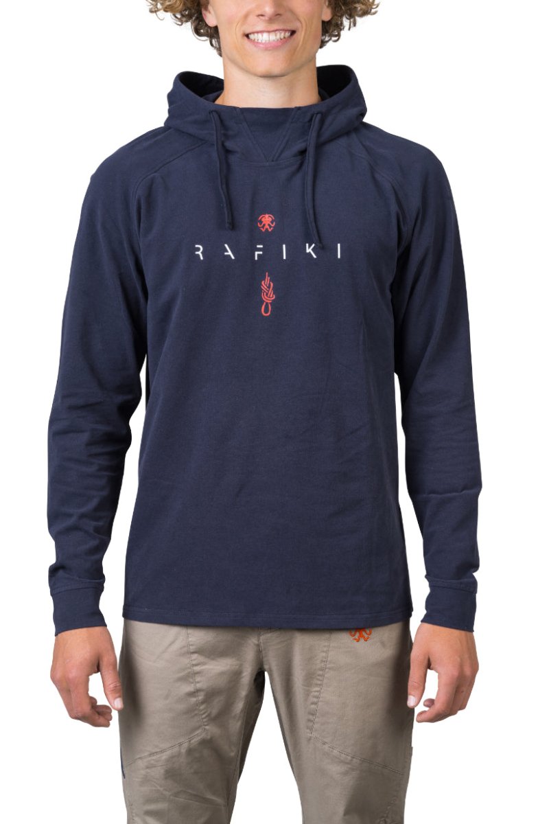 Sweat à capuche en coton biologique pour Homme "Rafiki − TRAVERSE" - Planète Rando