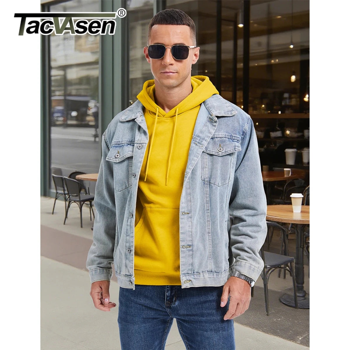 Sweat à capuche / Sweatshirt doublé polaire pour homme "TACVASEN - CTC14" - Planète Rando