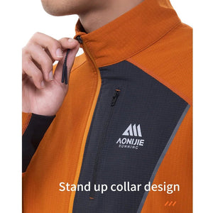 Sweat-shirt / t-shirt technique en micro - polaire à col montant "AONIJIE - FM5206" - Planète Rando