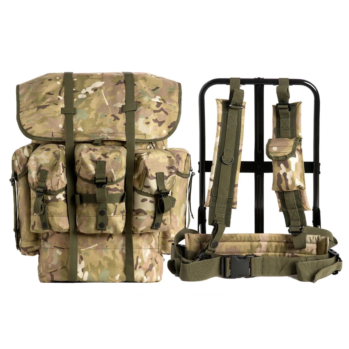 Système de cadre en aluminium pour sac à dos avec coussinet rénal et ceinture abdominale "AKmax - Alice Frame" - Planète Rando