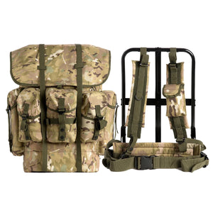 Système de cadre en aluminium pour sac à dos avec coussinet rénal et ceinture abdominale "AKmax - Alice Frame" - Planète Rando