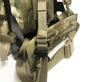 Système de cadre en aluminium pour sac à dos avec coussinet rénal et ceinture abdominale "AKmax - Alice Frame" - Planète Rando