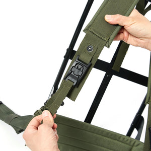 Système de cadre en aluminium pour sac à dos avec coussinet rénal et ceinture abdominale "AKmax - Alice Frame" - Planète Rando