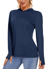 T-shirt à capuche avec protection UV/solaire UPF 50+ "TACVASEN - TS251" - Planète Rando