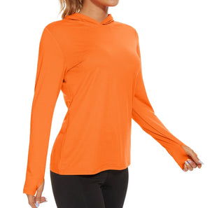 T-shirt à capuche avec protection UV/solaire UPF 50+ "TACVASEN - TS251" - Planète Rando