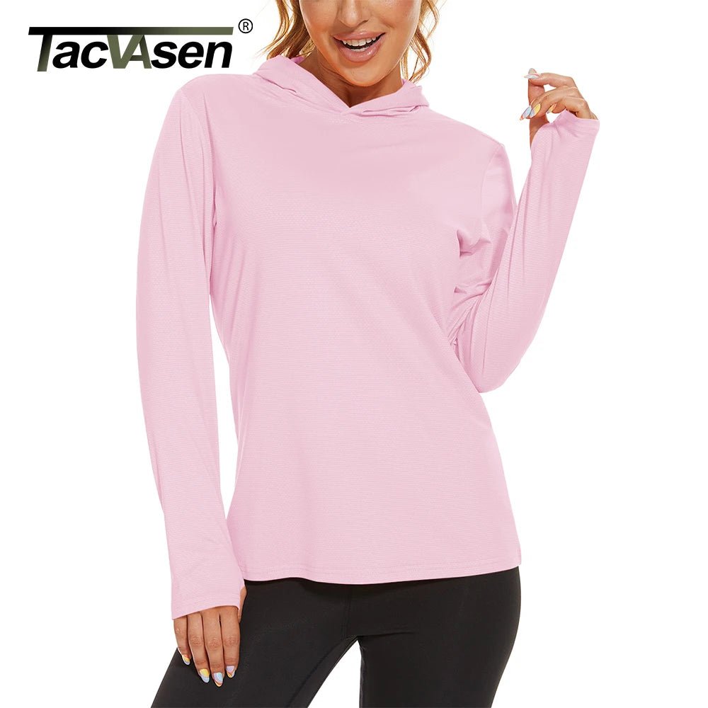 T-shirt à capuche avec protection UV/solaire UPF 50+ "TACVASEN - TS251" - Planète Rando