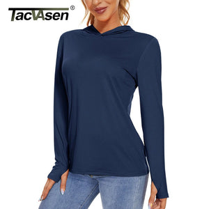 T-shirt à capuche avec protection UV/solaire UPF 50+ "TACVASEN - TS251" - Planète Rando