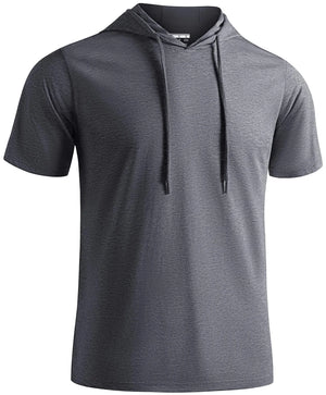 T-shirt à capuche légers en coton pour l'été, manches courtes "TACVASEN - TS300" - Planète Rando