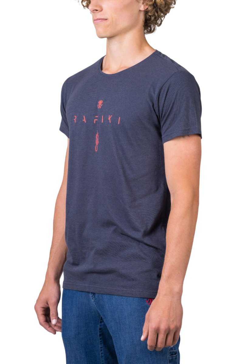 T-shirt de randonnée 50% Modal & 50% coton biologique pour homme "Rafiki − ZONE" - Planète Rando