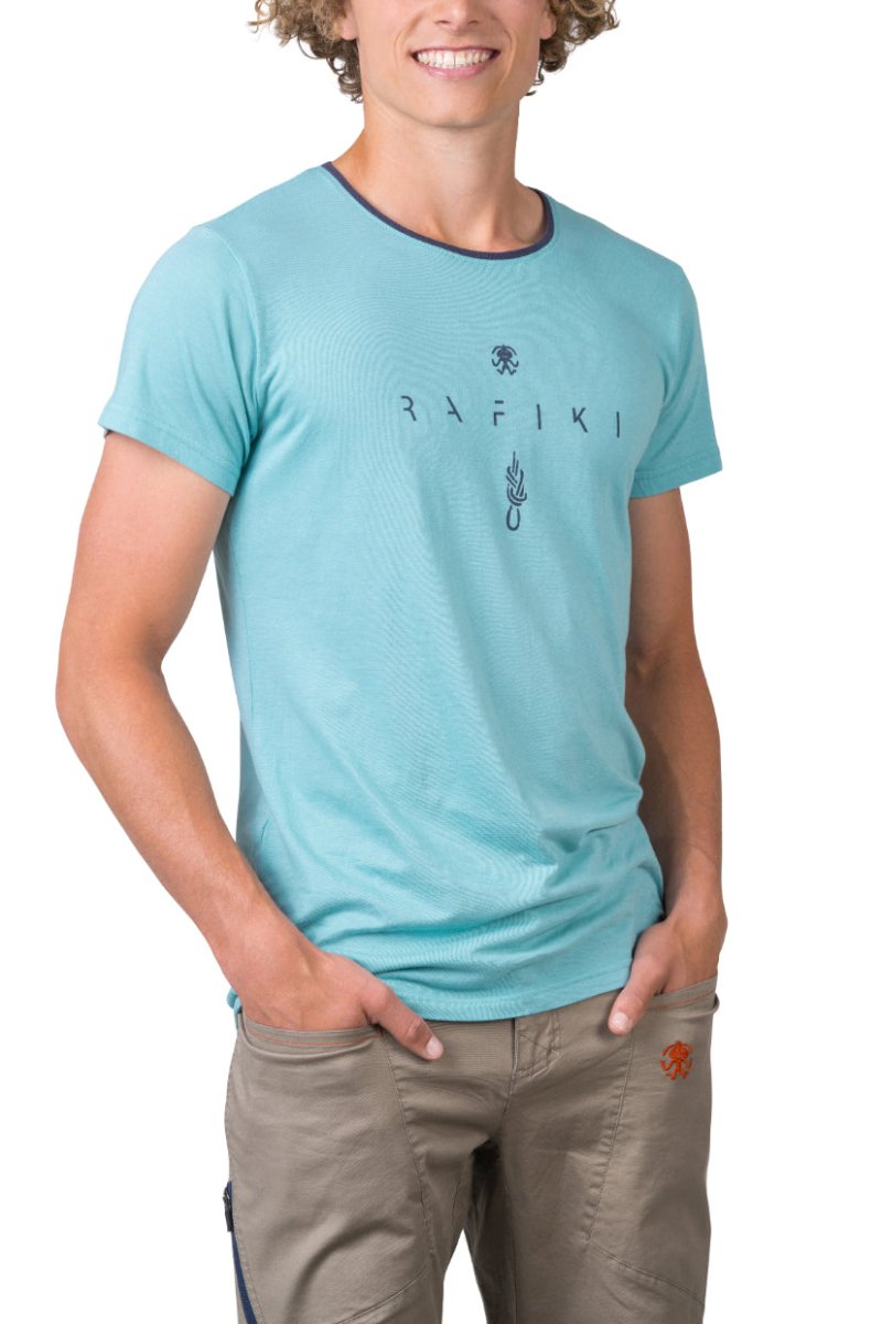 T-shirt de randonnée 50% Modal & 50% coton biologique pour homme "Rafiki − ZONE" - Planète Rando