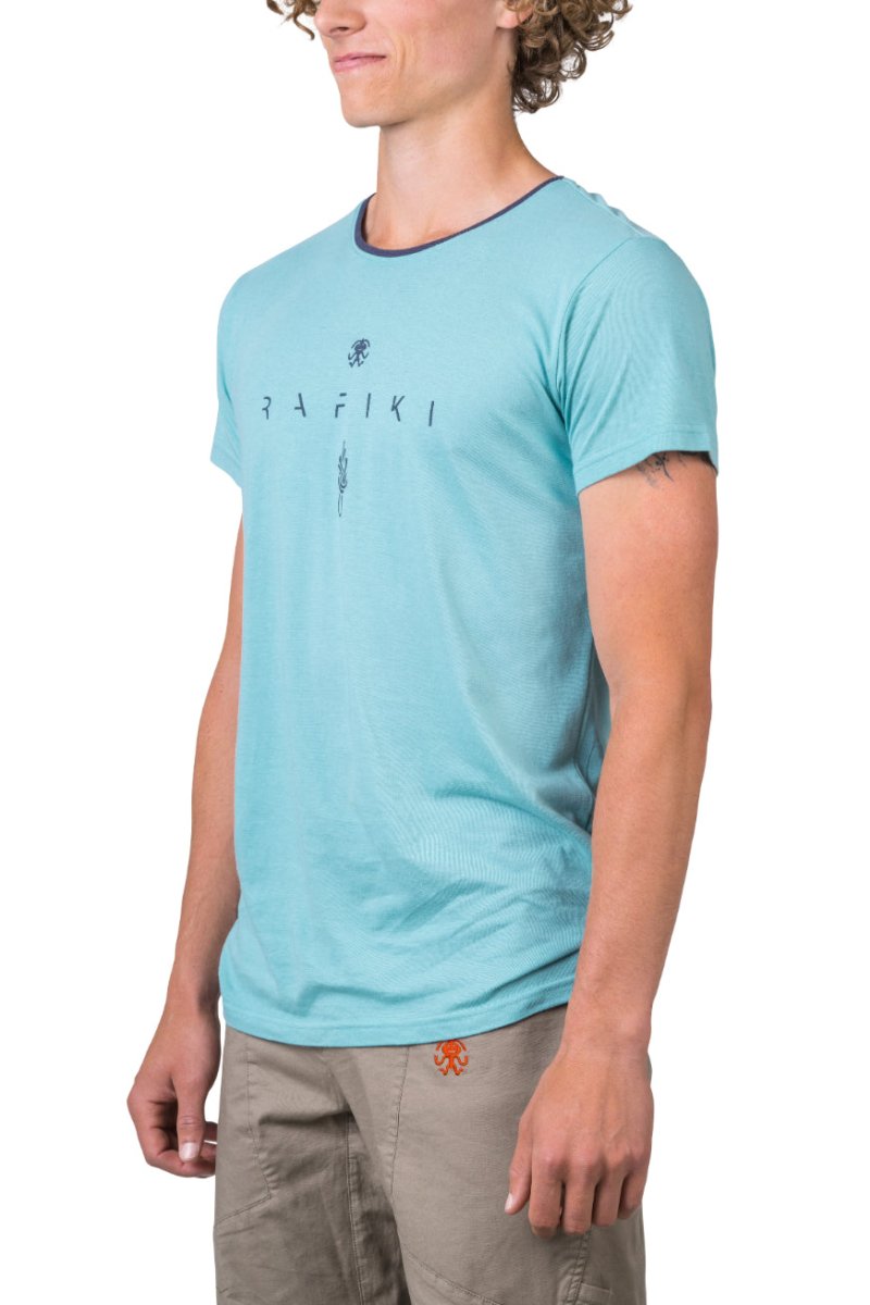 T-shirt de randonnée 50% Modal & 50% coton biologique pour homme "Rafiki − ZONE" - Planète Rando