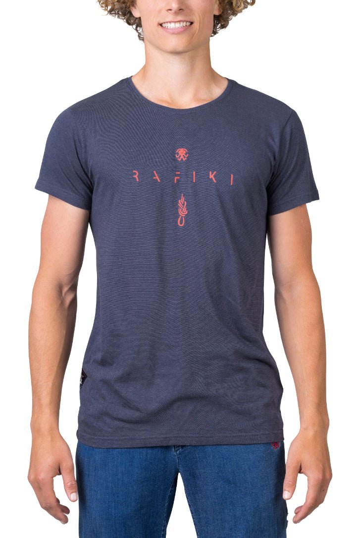 T-shirt de randonnée 50% Modal & 50% coton biologique pour homme "Rafiki − ZONE" - Planète Rando