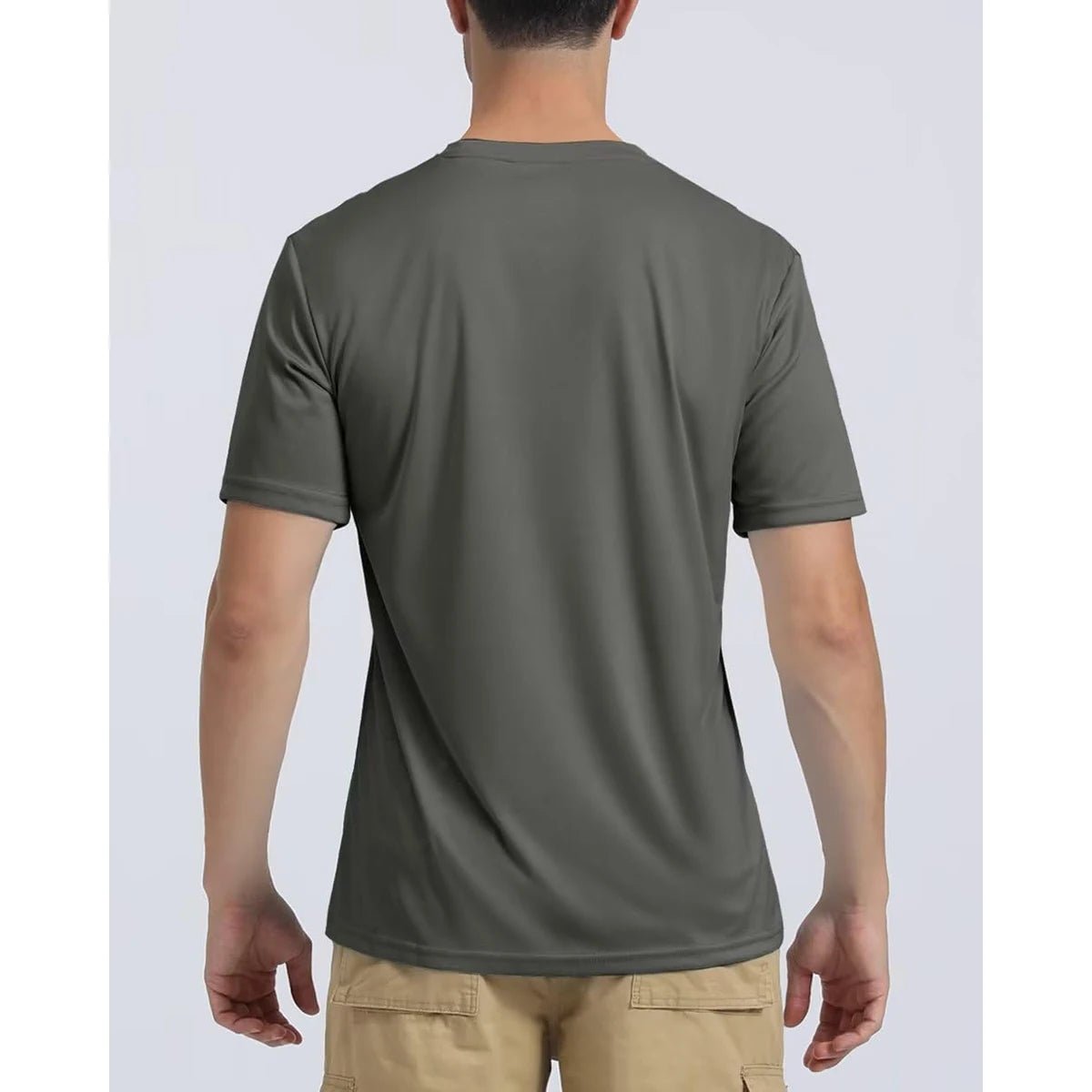 T-shirt manches courtes anti - UV UPF 50+ à col rond homme "TACVASEN - TS204" - Planète Rando