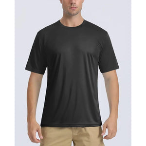 T-shirt manches courtes anti - UV UPF 50+ à col rond homme "TACVASEN - TS204" - Planète Rando