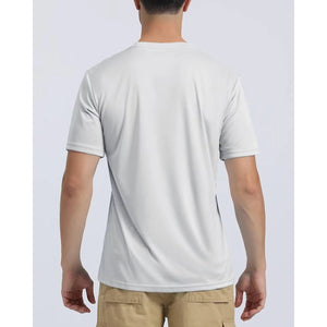 T-shirt manches courtes anti - UV UPF 50+ à col rond homme "TACVASEN - TS204" - Planète Rando