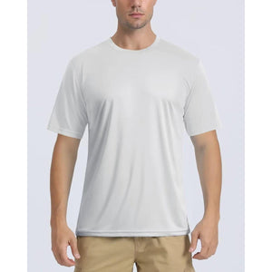 T-shirt manches courtes anti - UV UPF 50+ à col rond homme "TACVASEN - TS204" - Planète Rando