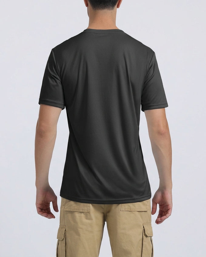 T-shirt manches courtes anti - UV UPF 50+ à col rond homme "TACVASEN - TS204" - Planète Rando