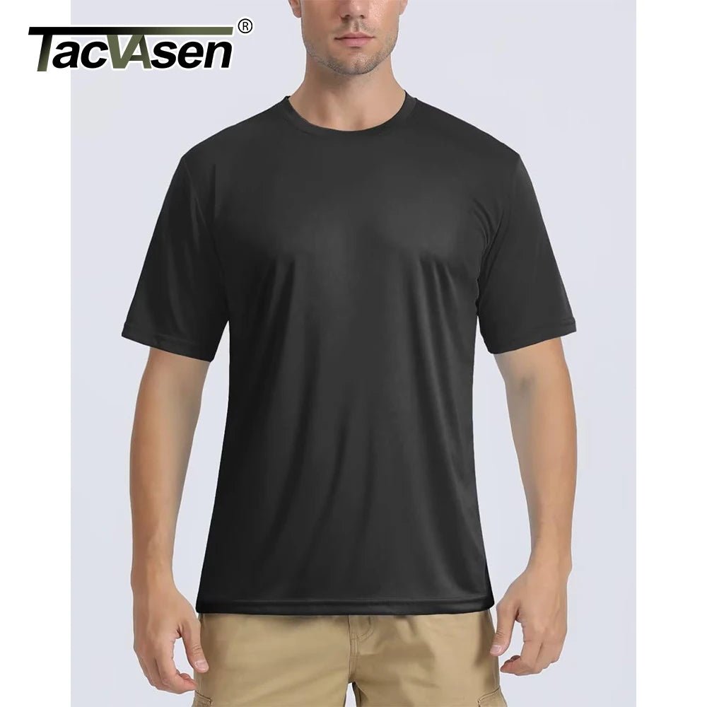 T-shirt manches courtes anti - UV UPF 50+ à col rond homme "TACVASEN - TS204" - Planète Rando