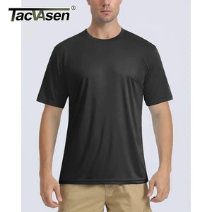 T-shirt manches courtes anti - UV UPF 50+ à col rond homme "TACVASEN - TS204" - Planète Rando