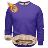 T-shirt polaire / sweat-shirt d'hiver à col rond pour homme "TACVASEN - TJ558D - 2" - Planète Rando