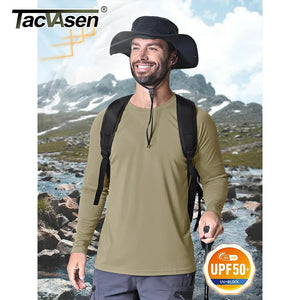 T-shirt strech avec protection solaire UPF 50+ à séchage rapide "TACVASEN - TS132" - Planète Rando