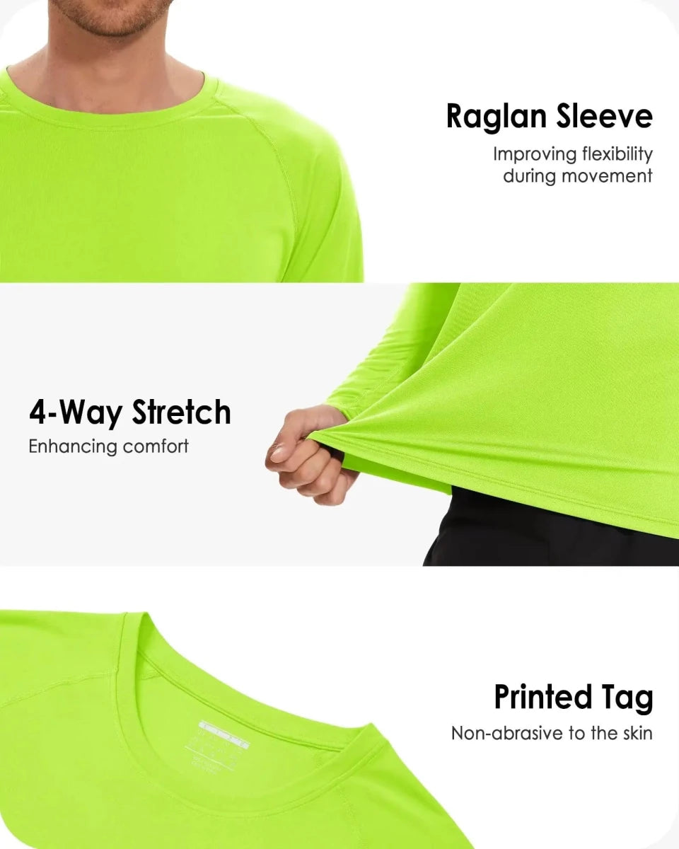 T-shirt strech avec protection solaire UPF 50+ à séchage rapide "TACVASEN - TS132" - Planète Rando