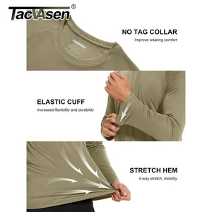T-shirt strech avec protection solaire UPF 50+ à séchage rapide "TACVASEN - TS132" - Planète Rando