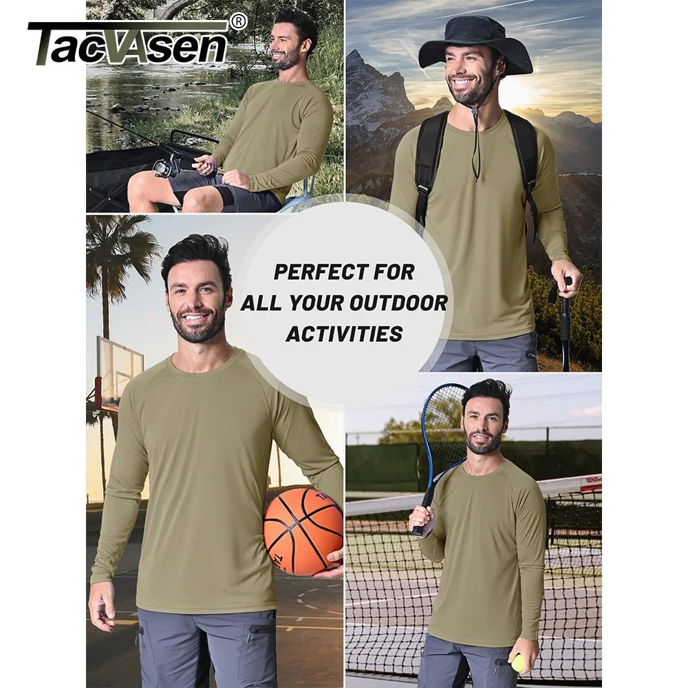 T-shirt strech avec protection solaire UPF 50+ à séchage rapide "TACVASEN - TS132" - Planète Rando