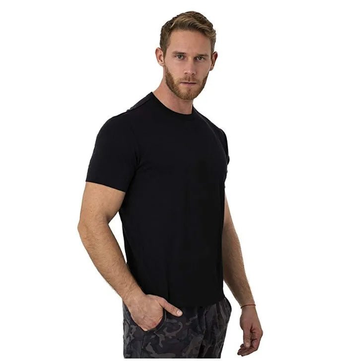 T-shirt technique 100 % laine mérinos à séchage rapide et anti - odeurs pour homme "SERBEWAY - SW200" - Planète Rando