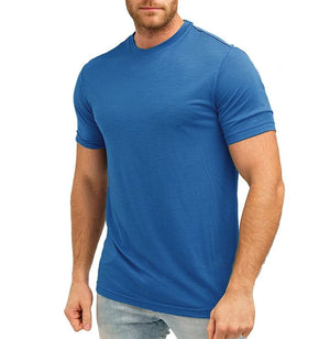 T-shirt technique 100 % laine mérinos à séchage rapide et anti - odeurs pour homme "SERBEWAY - SW200" - Planète Rando