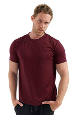 T-shirt technique 100 % laine mérinos à séchage rapide et anti - odeurs pour homme "SERBEWAY - SW200" - Planète Rando