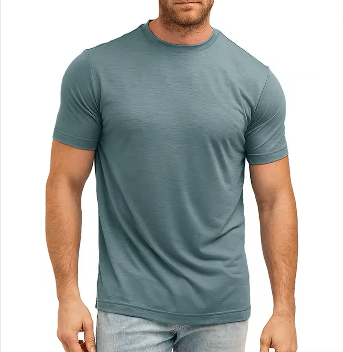 T-shirt technique 100 % laine mérinos à séchage rapide et anti - odeurs pour homme "SERBEWAY - SW200" - Planète Rando