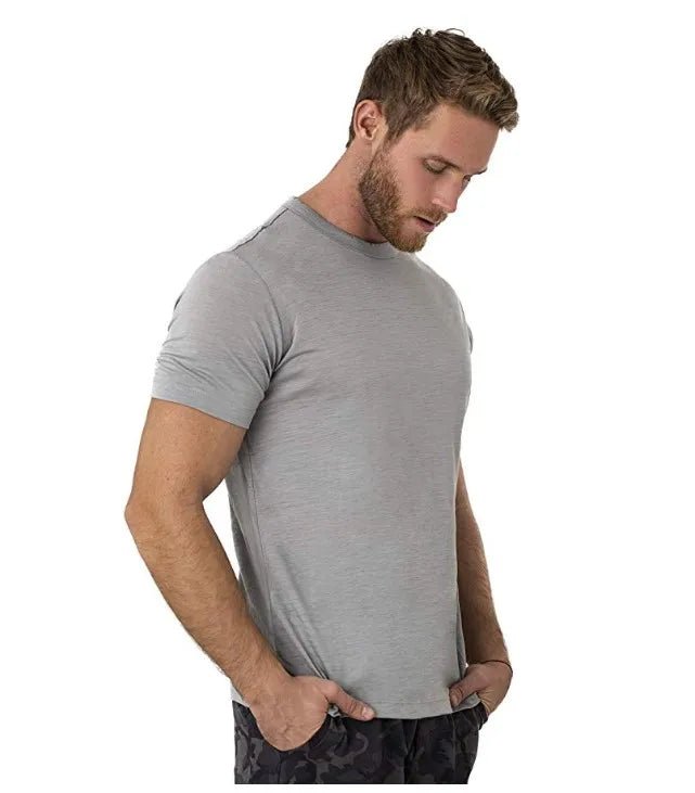 T-shirt technique 100 % laine mérinos à séchage rapide et anti - odeurs pour homme "SERBEWAY - SW200" - Planète Rando