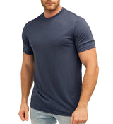 T-shirt technique 100 % laine mérinos à séchage rapide et anti - odeurs pour homme "SERBEWAY - SW200" - Planète Rando