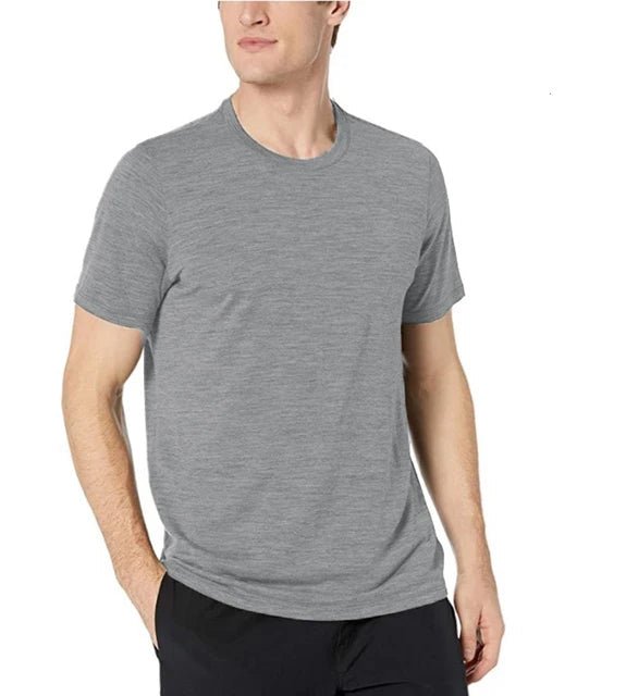 T-shirt technique 100 % laine mérinos à séchage rapide et anti - odeurs pour homme "SERBEWAY - SW200" - Planète Rando